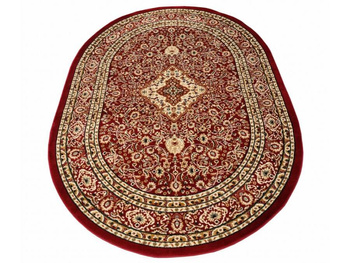 Dywan klasyczny do salonu JOMIN 04 Czerwony Owal ORIENT
