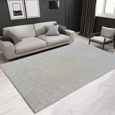 Dywan nowoczesny akrylowy do salonu SUN 1361 Kremowy Peach Cream PARIS