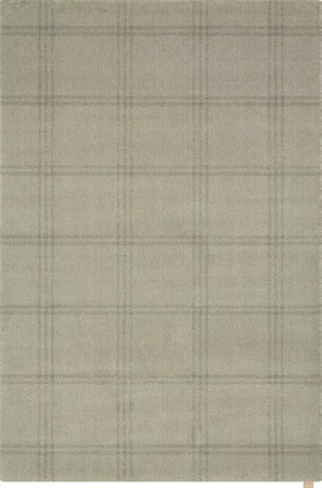 Dywan wełniany do salonu Agnella GRID PRIME Szary PLATINIUM