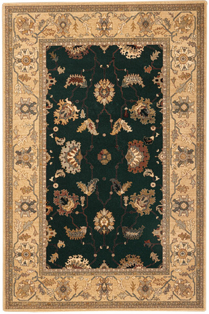 Dywan wełniany do salonu Dywilan LOARE Szmaragd POLONIA