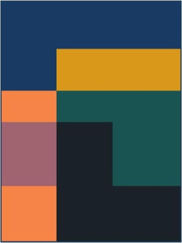 Dywan nowoczesny do salonu SVEEN Niebieski DREAM