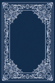 Dywan klasyczny do salonu IVI Ciemny Niebieski ROCK