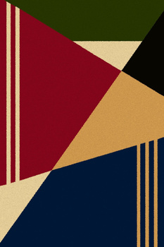 Dywan wełniany do salonu SENT Czerwony BASIC