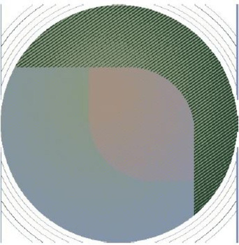 Dywan nowoczesny do salonu MIDO Jasny Zielony ROCK