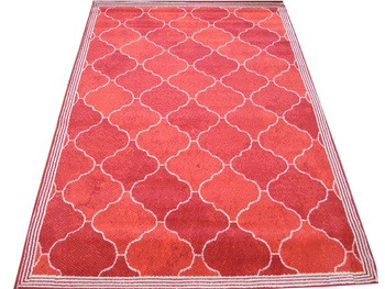 Dywan nowoczesny do salonu ROYAL Czerwony LUNA