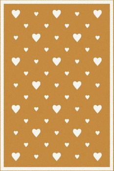 Dywan młodzieżowy do salonu SAIM Złoty SOFT