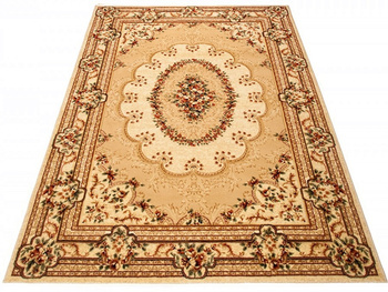 Dywan klasyczny do salonu JAKE 5889 Kremowy YEMEKES