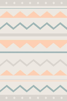 Dywan wełniany do salonu TRAILS Łosoś MAGIC