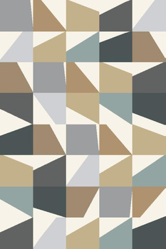 Dywan wełniany do salonu Agnella TRVO White Beżowy Kremowy BALLATA