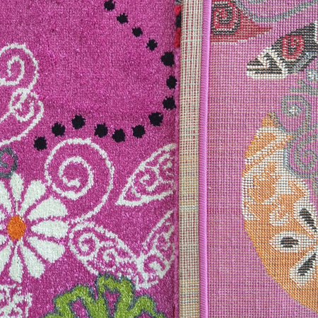 Dywan dziecięcy dla dzieci MOTYLKI 114 Różowy BELLA Kids