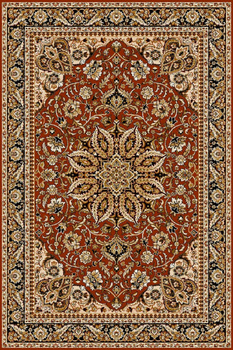 Dywan klasyczny do salonu TOPAZ Terakota STANDARD