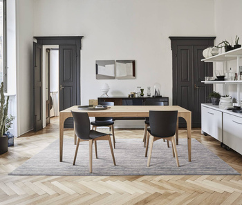 Dywan wełniany do salonu Agnella RHONE Szary AGNUS