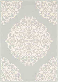 Dywan wełniany do salonu Agnella WAKAI Szary GALAXY