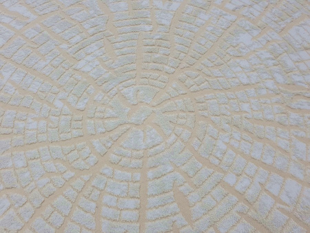 Dywan nowoczesny akrylowy do salonu SUN 1361 Kremowy Peach Cream PARIS