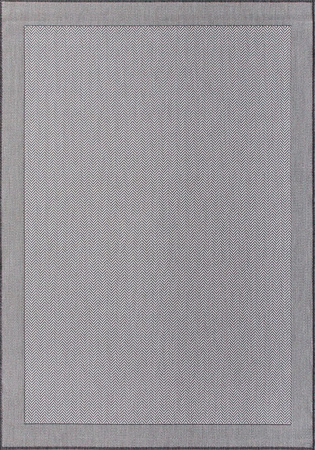 Dywan mata nowoczesny balkon, taras, patio CHEVRON Jasno Szary MIOVANI