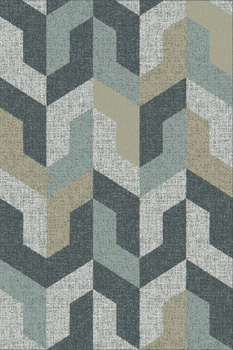 Dywan wełniany do salonu GWENNA Morski BASIC