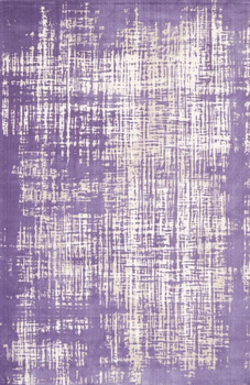 Dywan akrylowy do salonu KABUNI Fioletowo Szary MELBA