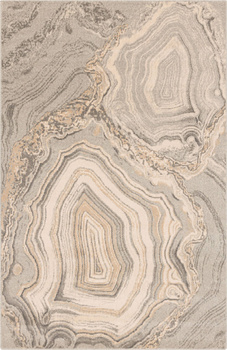 Dywan wełniany do salonu Agnella EFEZ Popielaty ISFAHAN M