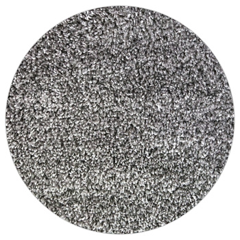 Dywan nowoczesny do salonu, sypialni Shaggy Jasny Szary Koło BEST