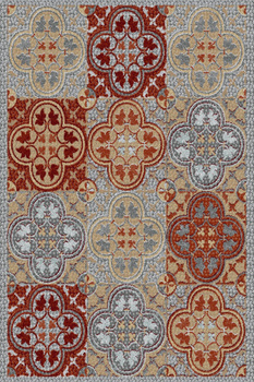 Dywan wełniany do salonu TAKT Jasny Szary BASIC