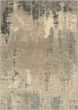 Dywan wełniany do salonu Agnella LENO Siwy ISFAHAN