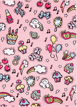 Dywan dla dzieci CANDY Różowy HAPPY