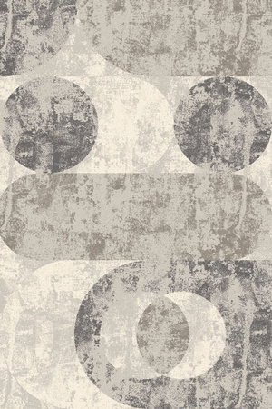 Dywan wełniany do salonu Agnella FRIS Popielaty ISFAHAN M