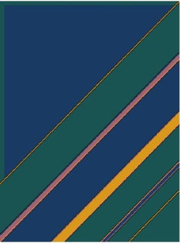 Dywan nowoczesny do salonu KISAN Niebieski DREAM