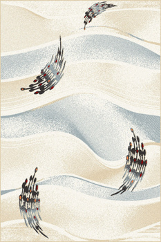 Dywan nowoczesny do salonu Agnella DEZERTO Biały GIZEL