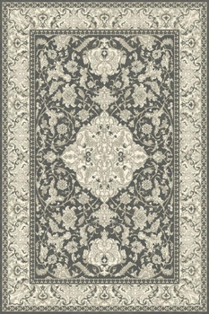 Dywan wełniany do salonu SEFORA Grafit ISFAHAN
