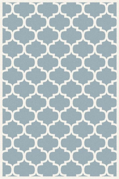 Dywan wełniany do salonu WELUM Jasny Niebieski ISFAHAN