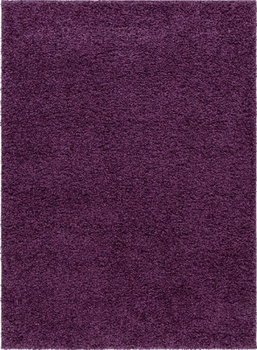 Dywan nowoczesny do salonu Shaggy Fioletowy SIMBA