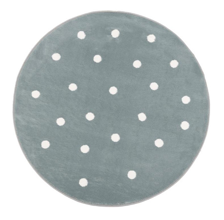 Dywan nowoczesny do salonu Agnella GROCHY Miętowy Zielony Koło LUSH