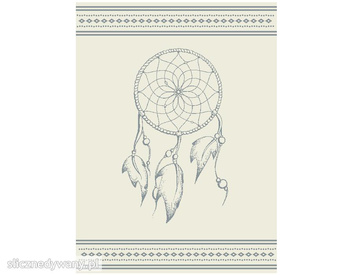 Dywan nowoczesny Łapacz Krem Dreamcatcher ALFA