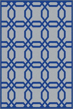 Dywan nowoczesny do salonu FAME Niebieski METEO