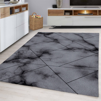 Dywan nowoczesny do pokoju URANUS Szary PARMAS