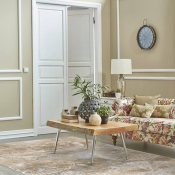 Dywan nowoczesny do salonu Agnella CERAMA Beżowy AVANTI