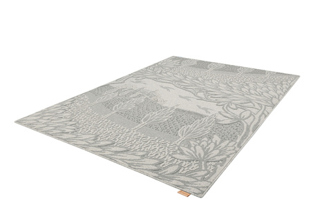 Dywan wełniany do salonu Agnella HILLCREST Szary NOBLE