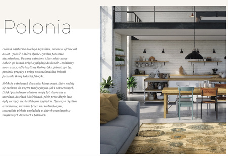 Dywan wełniany do salonu Dywilan DUKATO Rubin POLONIA