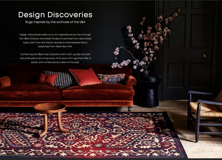 Dywan wełniany do salonu Agnella ROZO 1.0/6 Bordo Czerwony REGIUS