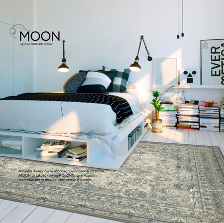 Dywan wełniany na korytarz Dywilan ORO Silver Chodnik MOON