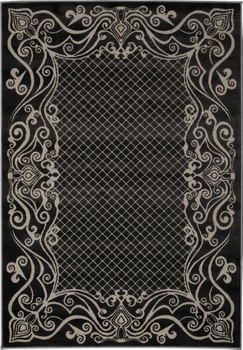 Dywan klasyczny do salonu NATERA Antracyt SOFT SHRINK