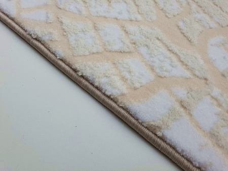 Dywan nowoczesny akrylowy do salonu SUN 1361 Kremowy Peach Cream PARIS