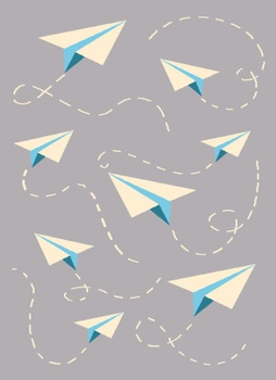 Dywan nowoczesny do salonu FLY Szary FUNKY