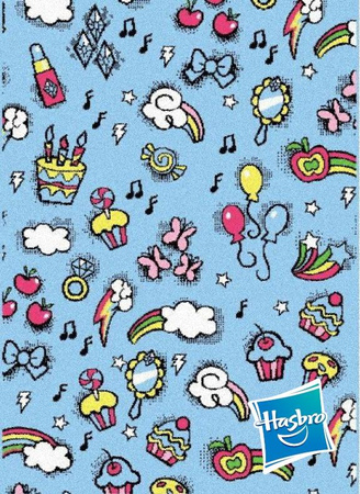 Dywan dziecięcy Agnella CANDY Błękitny HAPPY