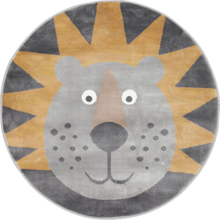 Dywan dziecięcy dla dzieci Agnella LEON LEW Złoty Koło SOFT