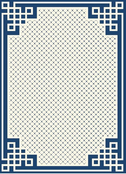 Dywan nowoczesny do salonu CEDA Niebieski VENUS