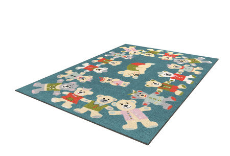 Dywan dla dzieci Agnella ROB Lazurowy Niebieski FUNKY TOP