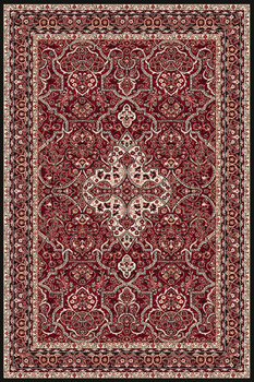 Dywan klasyczny do salonu LAURUS Bordo STANDARD