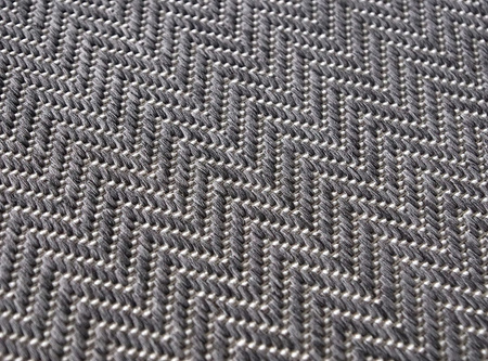 Dywan mata nowoczesny balkon, taras, patio CHEVRON Ciemno Szary Koło MIOVANI